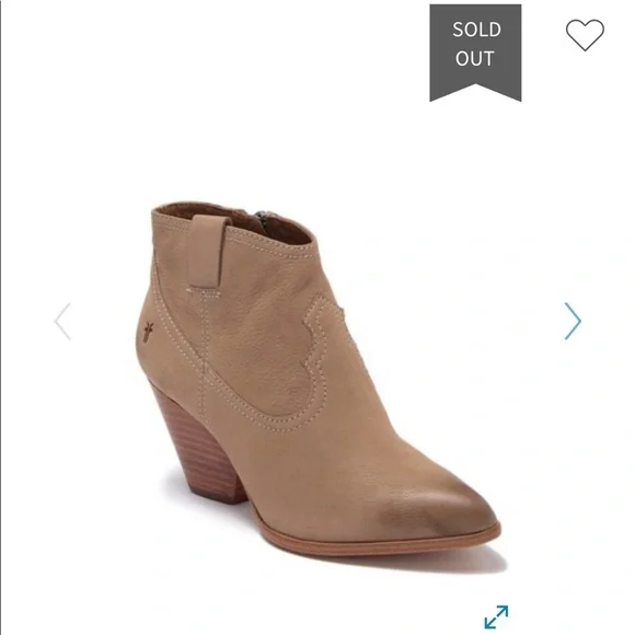 NWT Frye Reina Bootie In Ash Size 9 - Picture 12 of 12